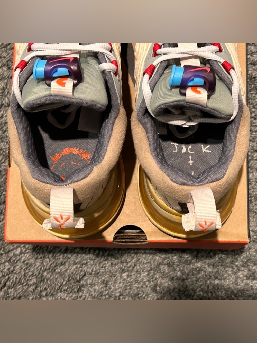 Air Max 270 Cactus Trails by Travis Scott - US Men Size 8.5 - Picture 5 of 15